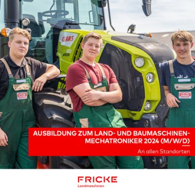 Ausbildung zum Land- und Baumaschinenmechatroniker 2024 (M/W/D)