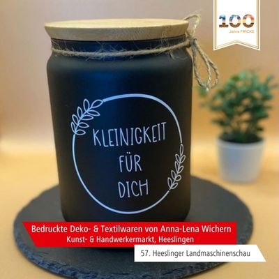 Bedruckte Deko- & Textilwaren von Anna-Lena Wichern, Kunst- und Handwerkermarkt, Heeslingen