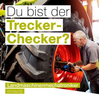 Du bist der Trecker-Checker? Landmaschinenmechatroniker (m/w/d)