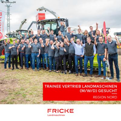 Trainee Vertrieb Landmaschinen (M/W/D) gesucht. Region Nord