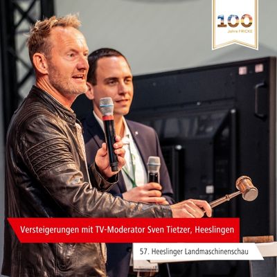 Versteigerung mit TV-Moderator Sven Tietzer, Heeslingen