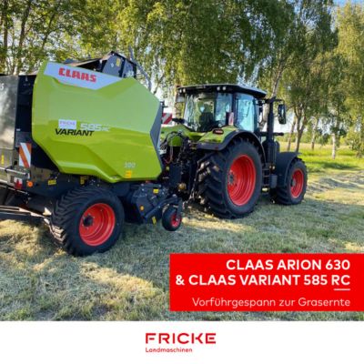 CLAAS Arion 630 & CLAAS Variant 585 RC