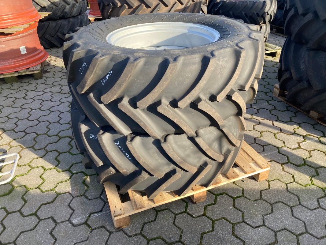 Mitas 2x 480/65R28 - Wheels + Tires + Rims - Complete wheel set