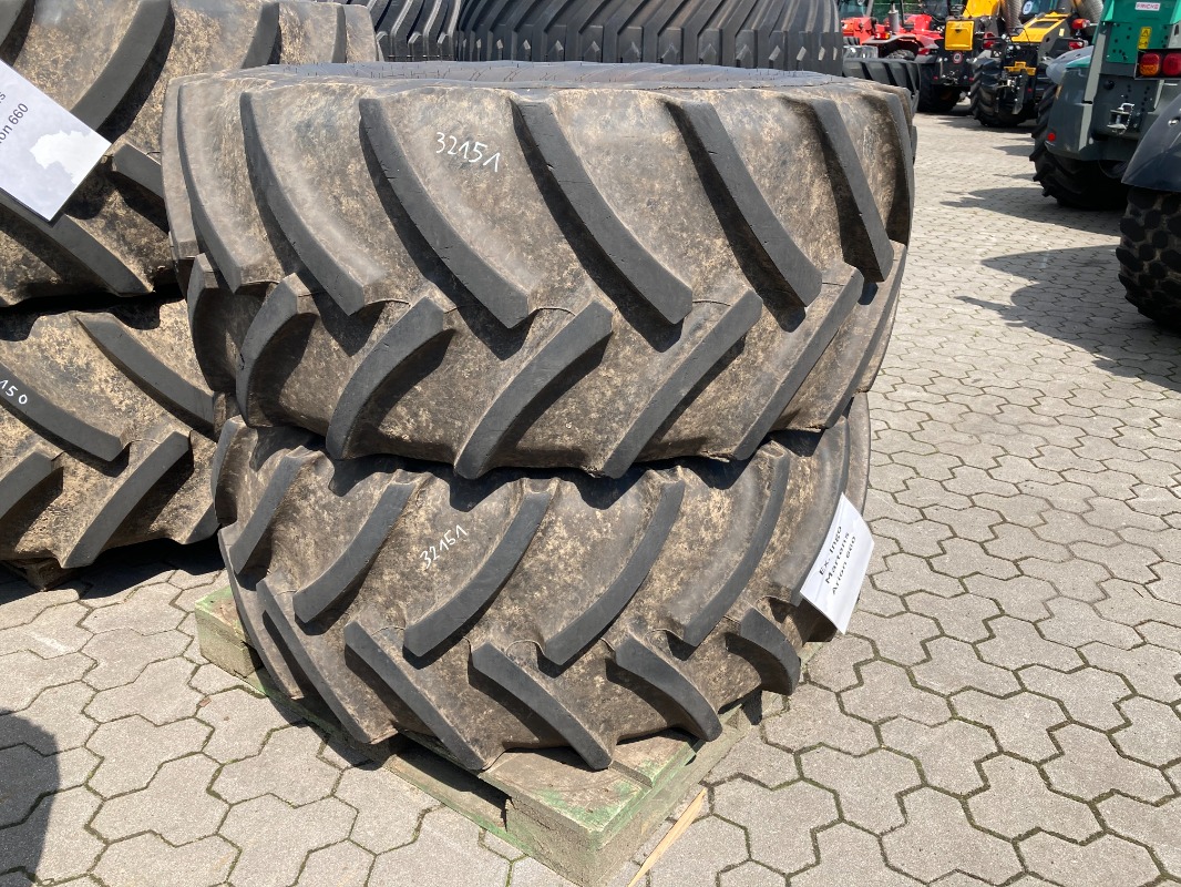Mitas 2x 600/65 R28 Komplettradsatz - Räder + Reifen + Felgen - Komplettradsatz