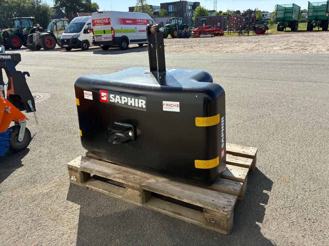 Saphir 750kg TOP Stahlbetongewicht - Traktorzubehör - Frontgewicht